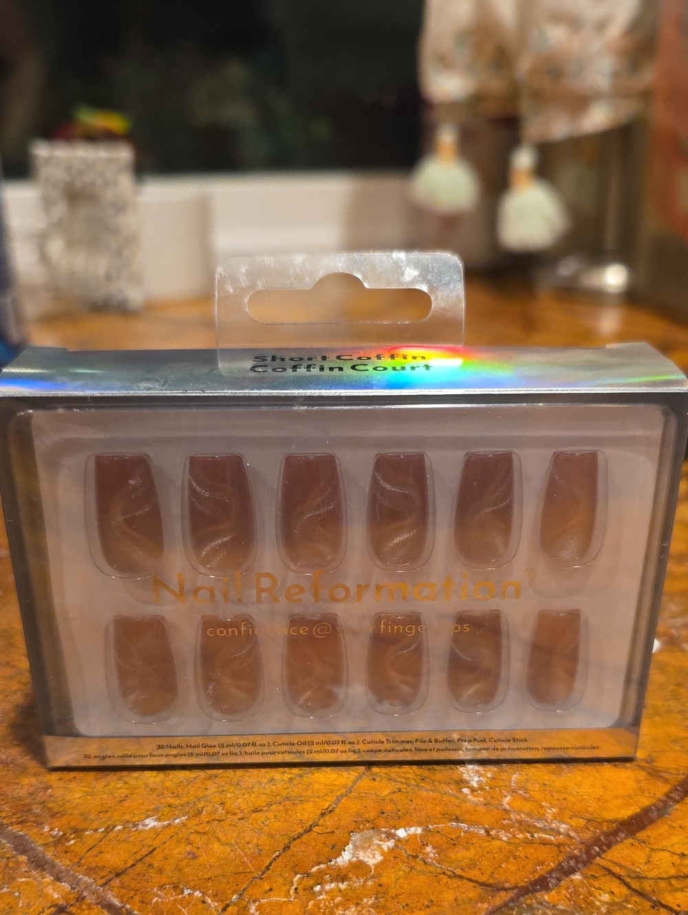 Nail Reformation Pink Sway Velvet Cats Eye Press On Nail Kit